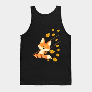 Fox on swing Tank Top